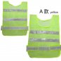 Hi Vis High Viz Visibility Vest Waistcoat Jacket Safety Security Reflective Coat