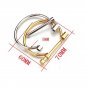 316L Stainless Steel Jewelry D Shape Bangle Bracelet Retro Navy Style Horseshoe