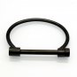 316L Stainless Steel Jewelry D Shape Bangle Bracelet Retro Navy Style Horseshoe