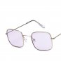 New Sunglasses Women Oversized Square Metal Frame Glasses for Women Men Eyewear