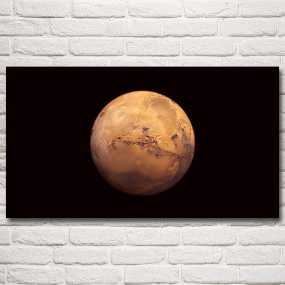Mars Planet Space Universe Art Silk Poster Prints Home Wall Decor Pictures 20x36 Inches