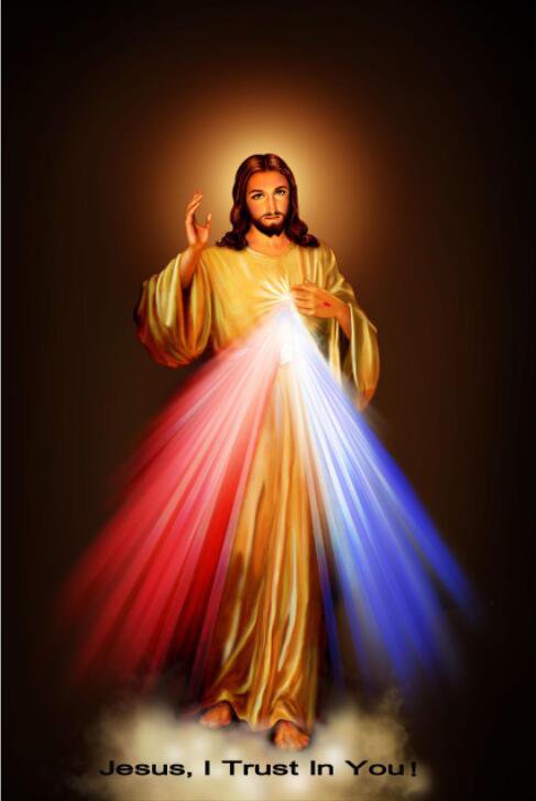 Jesus I Trust In You Motivational Fabric Silk Posters And Prints Home Art 24x36 Inch
