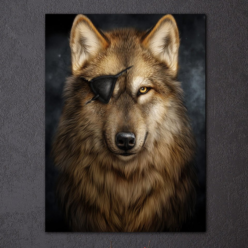 1 Panel HD Printed Brown Hound Hunting Dog Posters Pictures Wall Art Canvas Painting-With Framed