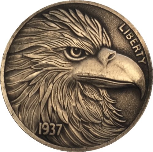 Hobo Nickel 1937-D 3-Legged Buffalo Nickel Coin Copy Type 14