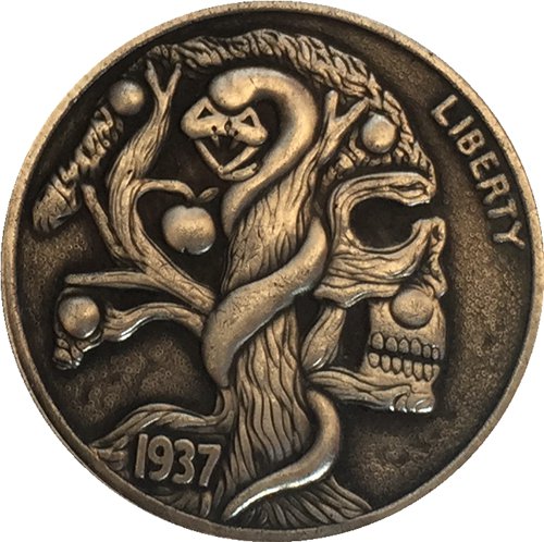 Hobo Nickel 1937-D 3-Legged Buffalo Nickel Coin Copy Type 11