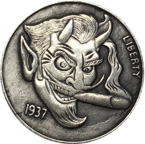 Hobo Nickel 1937-D 3-Legged Buffalo Nickel Coin Copy Type 26