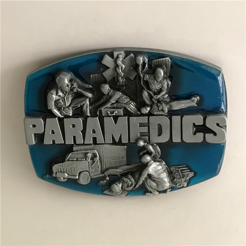 Paramedics Western Cowboy Men Belt Buckles Fit 4cm Wide Belt