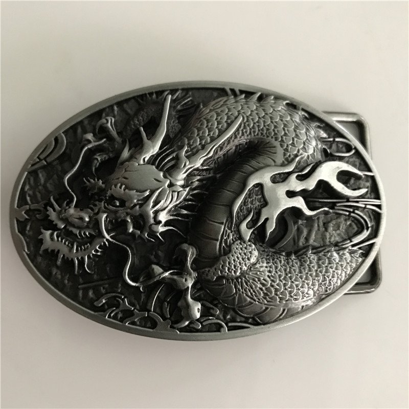 Silver Dragon Western Men's Cowboy Belt Buckles Fit 4cm Wide Jeans Belt