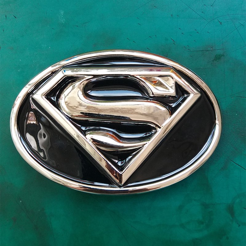 1 Pcs Superman Luxury Brand Men's Western Cowboy Belt Buckle Fit For 4cm Width Belts