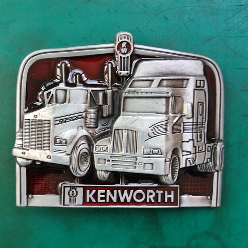1 Pcs Kenworth Truck Luxury Brand Men's Western Cowboy Belt Buckle Fit For 4cm Width Belts