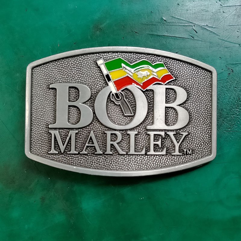 1 Pcs Bob Marley Flag Luxury Men Western Cowboy Cowgirl Belt Buckle