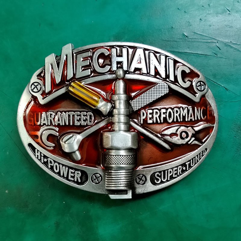 1 Pcs Mechanic Tool Luxury Men Western Cowboy Cowgirl Belt Buckle