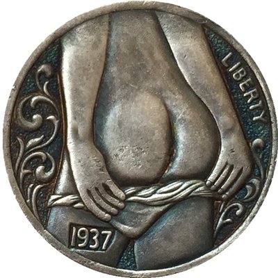 Hobo Nickel 1937-D 3-LEGGED BUFFALO NICKEL COIN COPY Type 55