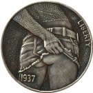 Hobo Nickel 1937-D 3-LEGGED BUFFALO NICKEL COIN COPY Type 59 Hobo Nickel 1937-D 3-LEGGED BUFFALO NICKEL COIN COPY Type 59