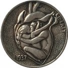 Hobo Nickel 1937-D 3-LEGGED BUFFALO NICKEL COIN COPY Type 64 Hobo Nickel 1937-D 3-LEGGED BUFFALO NICKEL COIN COPY Type 64