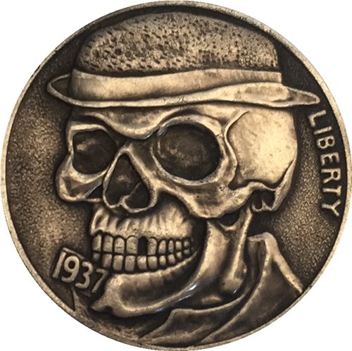 Hobo Nickel 1937-D 3-LEGGED BUFFALO NICKEL COIN COPY Type 19