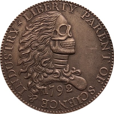 Hobo Nickel 1792 ONE CENT COIN COPY