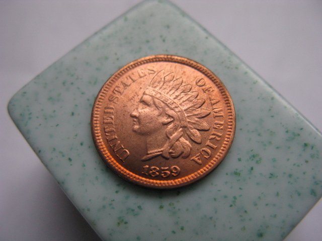 1859 Indian head cents coin copy 100% coper