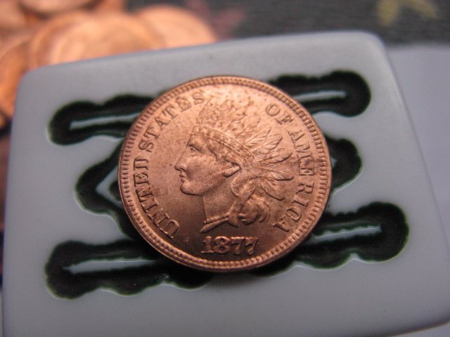 1877 Indian head cents coin copy 100% coper
