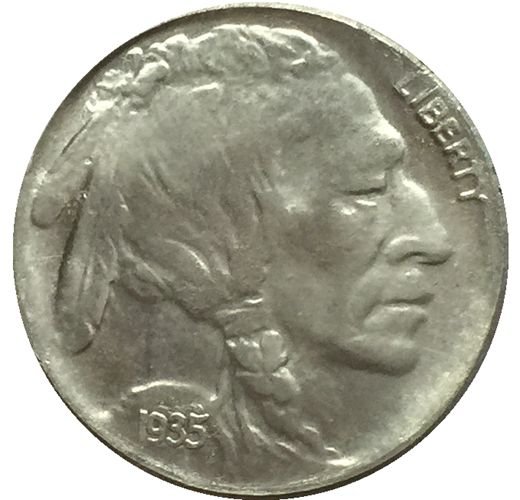 1935 BUFFALO NICKEL COIN COPY