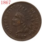 1867 Indian head cents coin copy