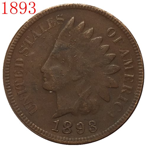 1893 Indian head cents coin copy
