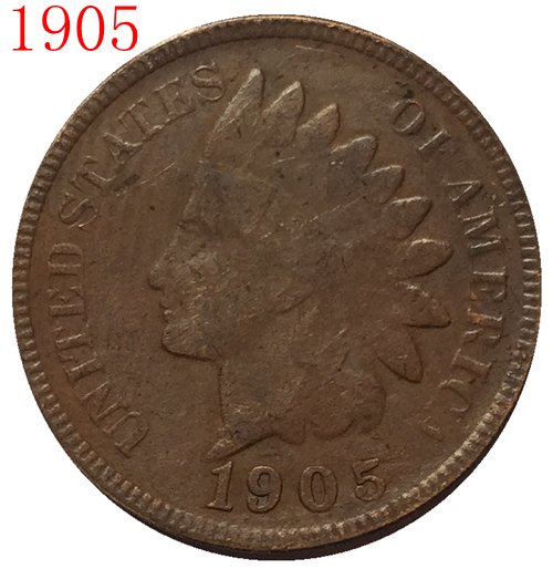 1905 Indian head cents coin copy