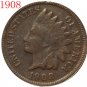 1908s Indian head cents coin copy