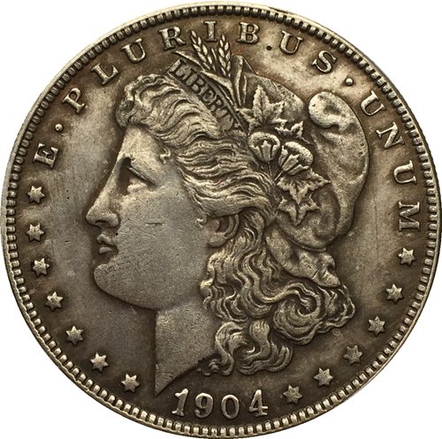 1904 USA Morgan Dollar coins COPY