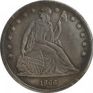 1866 Seated Liberty Dollar COINS COPY