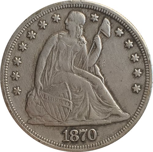 1870 Seated Liberty Dollar COINS COPY