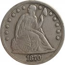 1870 Seated Liberty Dollar COINS COPY