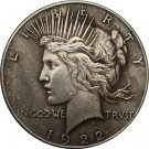 1922-P Peace Dollar COIN COPY
