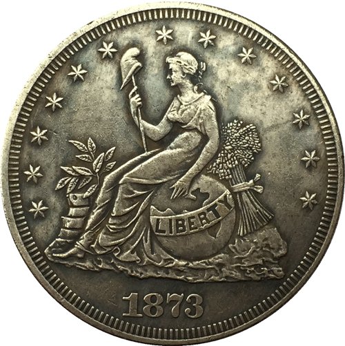 1873 Trade Dollar coins copy