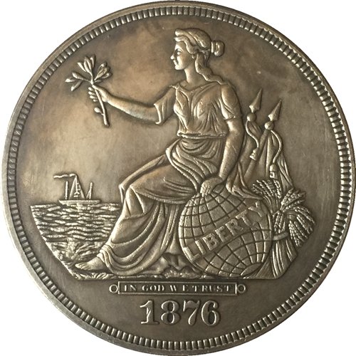 1876 United States $1 Dollar coins COPY Type 2