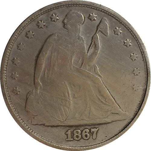 1867 Seated Liberty Dollar COINS COPY