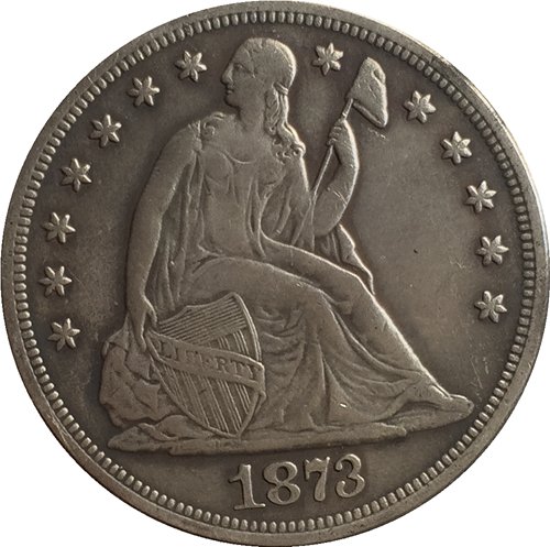 1873-CC Seated Liberty Dollar COINS COPY