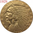24-K gold plated 1929 $5 GOLD Indian Half Eagle Coin COPY 24-K gold plated 1929 $5 GOLD Indian Half Eagle Coin COPY