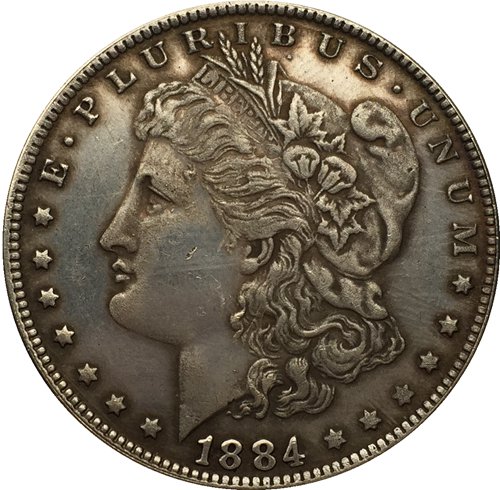 1884-S USA Morgan Dollar coins COPY
