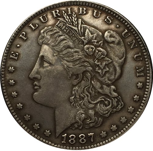 1887 USA Morgan Dollar coins COPY