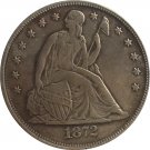 1872-CC Seated Liberty Dollar COINS COPY 1872-CC Seated Liberty Dollar COINS COPY