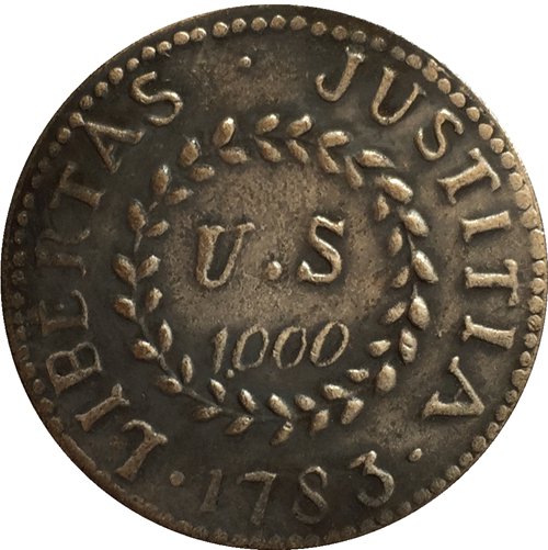 1783 USA colonial issues coins copy