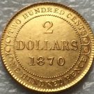 1870 Canada 2 Dollars gold coins copy 1870 Canada 2 Dollars gold coins copy