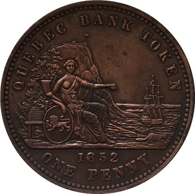 Canada 1852 1 Penny coins COPY 34.1MM