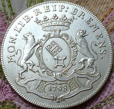 1748 German Thaler Franz copy coins