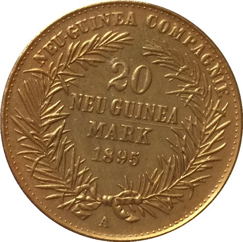 24-K Gold plated 1895 Germany 20 Marks Coin COPY