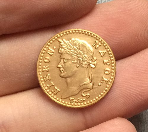 1813 German 10 Franken coins COPY 19mm