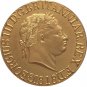 24 - K gold plated 1818 United Kingdom 1 Sovereign - George III coins copy