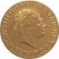 24 - K gold plated 1817 United Kingdom 1 Sovereign- George III coins copy