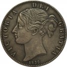 UK 1839 1 Crown - Victoria 1st portrait copy coins